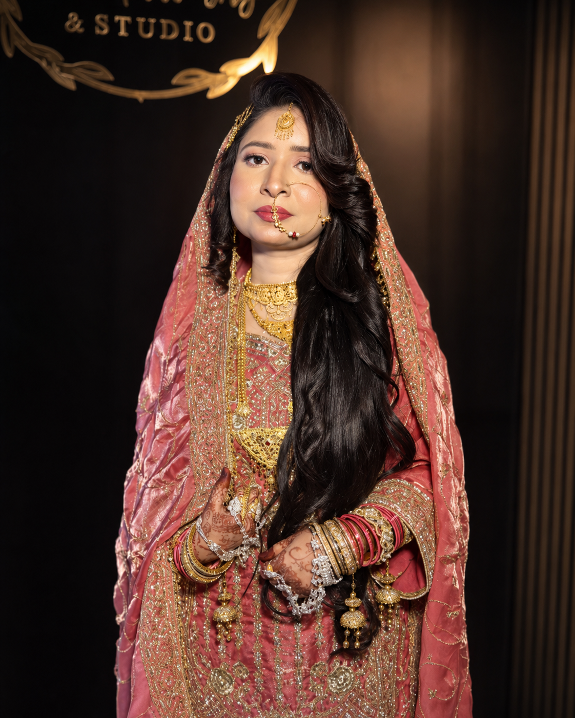 Bridal portrait beauty look by The Royal House of Mahi