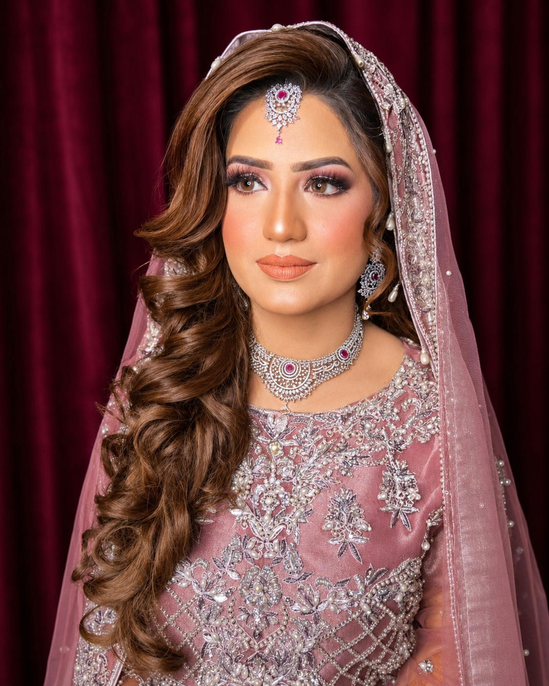 Royal bridal makeup look by The Royal House of Mahi
